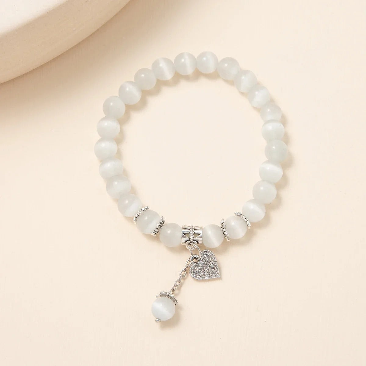 Luxury White Opal Stone Bracelets