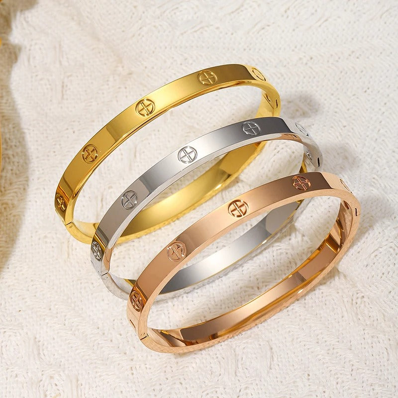 Luxury Cross Design Bangles